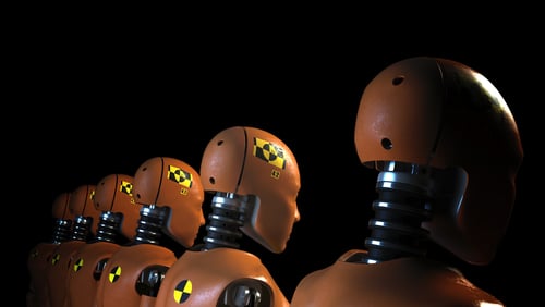 Crash Test Dummies in Crash tests